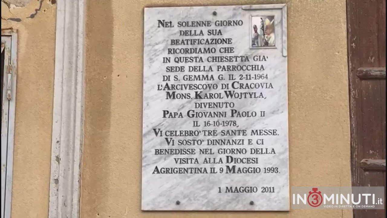 La prima volta di Karol Wojtyla ad Agrigento, di Maria Rita Savitteri