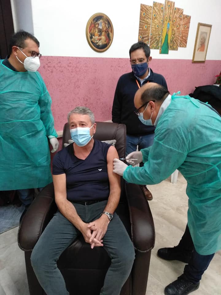 Anche il sindaco di Agrigento Franco Miccichè si è fatto vaccinare contro il Covid-19 🗒Comunicato stampa