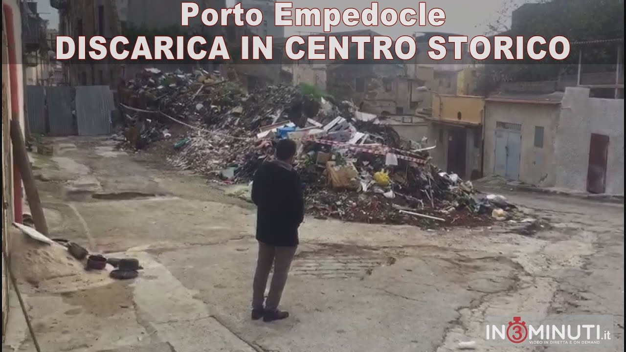 Discarica abusiva nel centro storico di Porto Empedocle a pochi metri dal Municipio, ascoltiamo il consigliere Giuseppe Todaro al microfono di Danilo Verruso