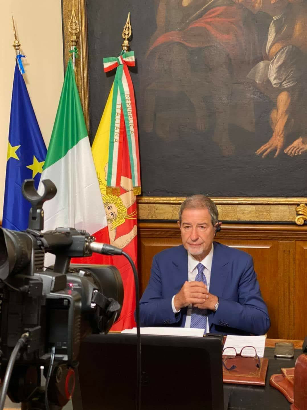 ISTITUZIONE ZONA ROSSA Domani conferenza stampa del presidente Musumeci sulla pagina Facebook della Regione Siciliana