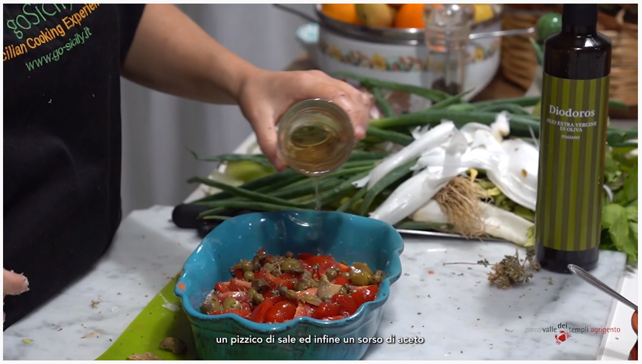 🎥Progetto Diodoros Food Exhibition ideato da CoopCulture in collaborazione con Parco Valle dei Templi…oggi “Insalata Povera”