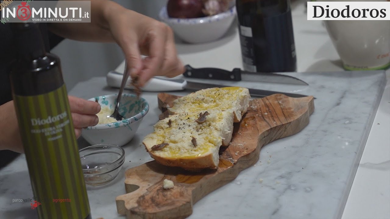 📽 Progetto Diodoros Food Exhibition ideato da CoopCulture in collaborazione con Parco Valle dei Templi…oggi “pani cunzatu”