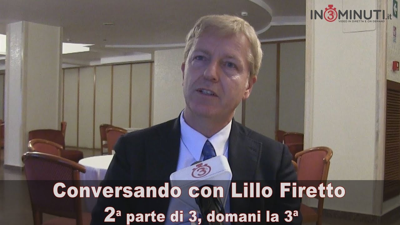 Conversando con Lillo Firetto, di Camillo Bosio, 2ª parte di 3, domani la 3ª