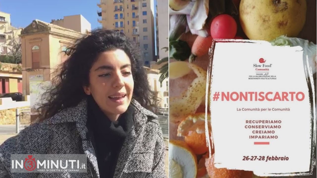 #nontiscarto​, evento Slow Food Zagara الزهر Agrigento, Safa Bessali al microfono di Danilo Verruso