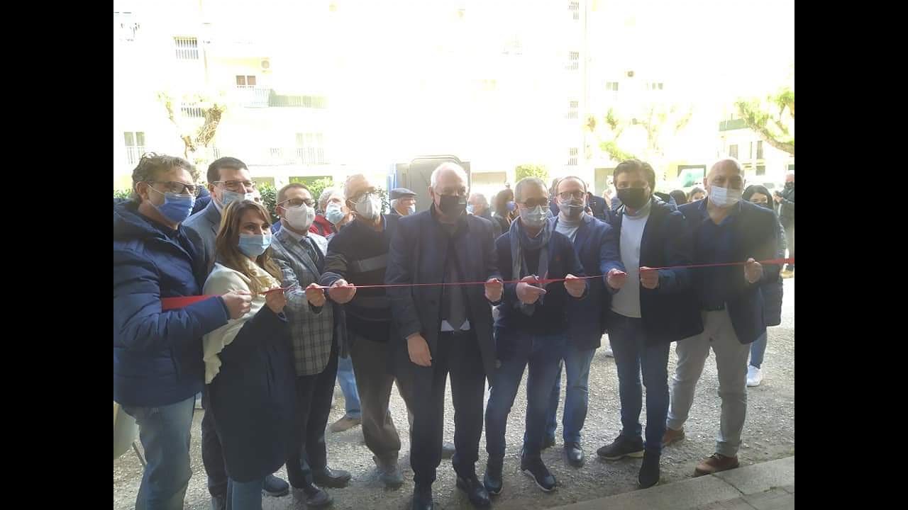 Cerimonia di inaugurazione, ieri, del primo Cantiere Superbonus 110% a Licata. 📽CNA AGRIGENTO