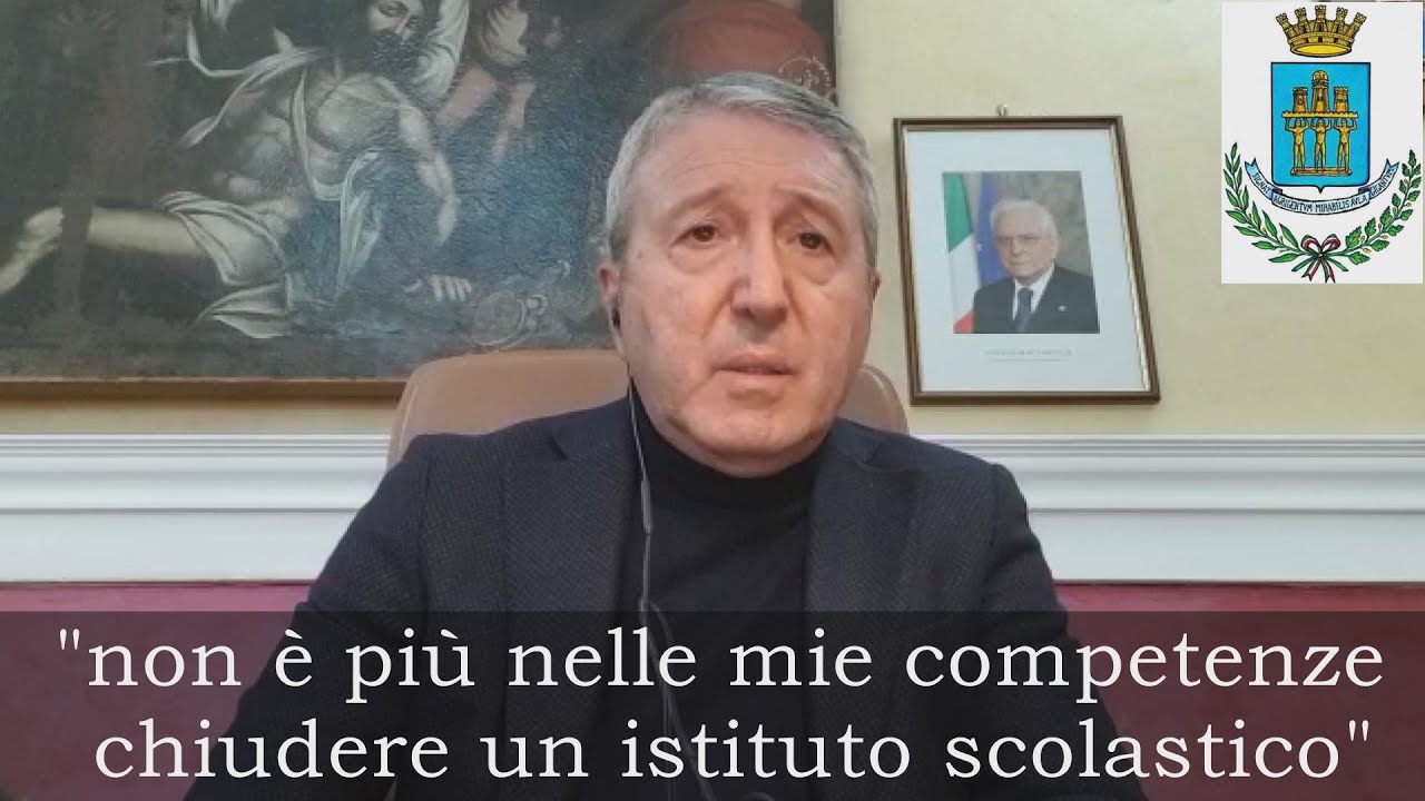 Franco Miccichè: “non è più nelle mie competenze  chiudere un istituto scolastico”