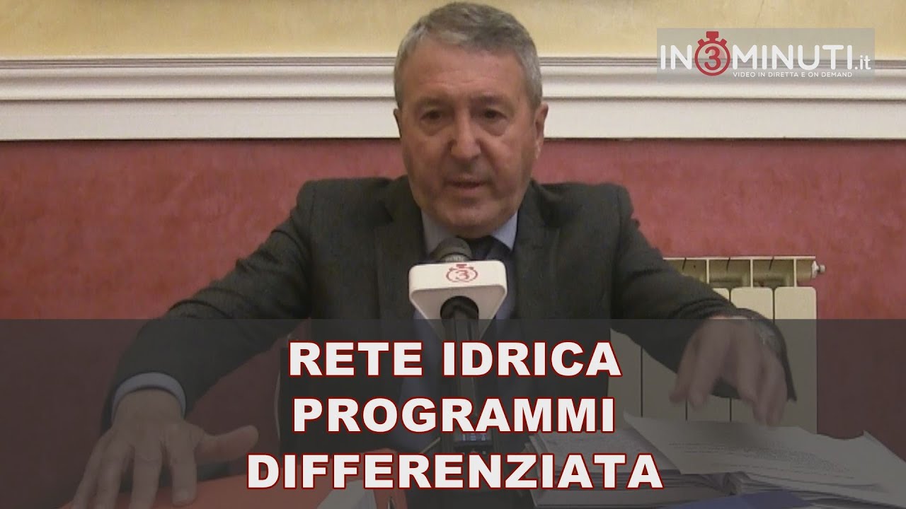 Rete idrica, programmi, differenziata, Franco Miccichè “oggi o a giorni il Presidente Musumeci firmerà i famosi 48mln € per la realizzazione della rete idrica… io non sto lavorando chissà per quale futuro, io sto facendo l’operaio… stiamo lavorando per educare alla differenziata…”  Di Camillo Bosio (intervista dell’11 marzo)