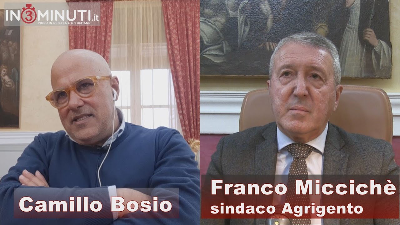 #in3minuti #francomiccichè #sindacoagrigento Sei partito in maniera eclatante, poi il “silenzio”… come mai? Lo abbiamo chiesto al sindaco Miccichè