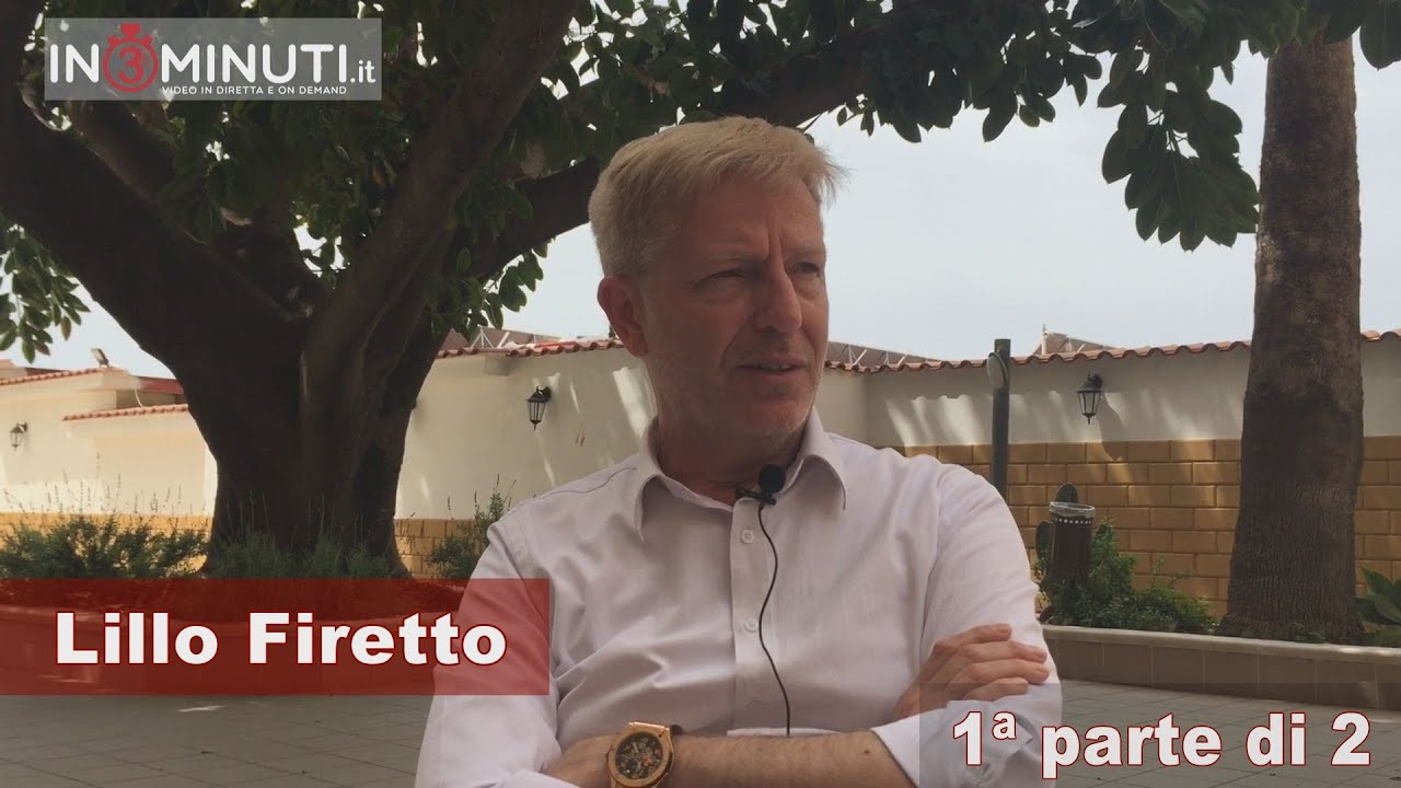 “Non sto lavorando a nessuna lista né a gruppi politici” Lillo Firetto al microfono di Danilo Verruso 📽1^ parte di 2 #in3minuti​.it