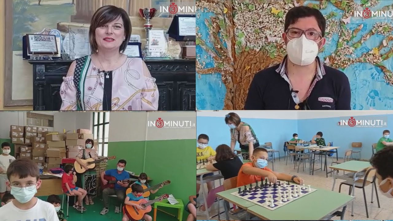 “Piano Scuola Estate” all’IC “Agrigento Centro”, 📽la dirigente scolastica Anna Rita Gangarossa e l’esperto del laboratorio di Scacchi, Carmelo Sgarito al microfono di Giovanna Neri