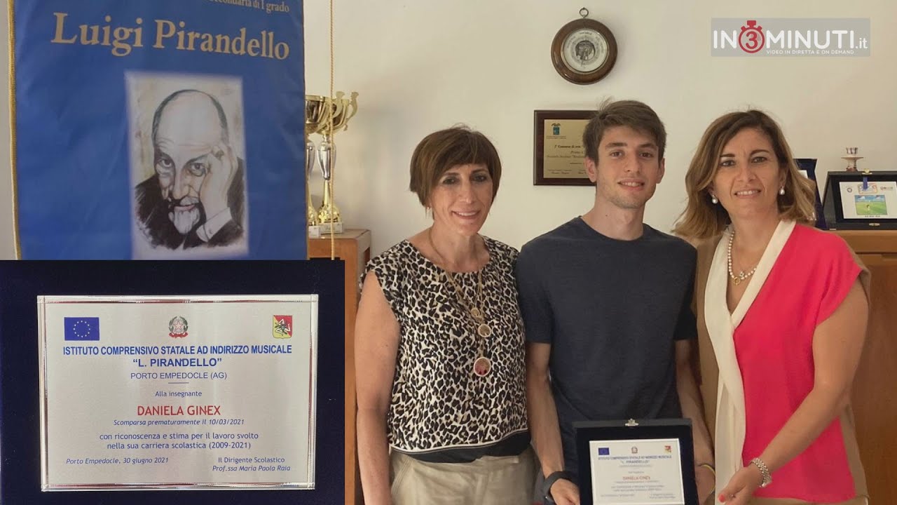 Consegnata una targa in memoria dell’insegnante Daniela Ginex 📽di Danilo Verruso #in3minuti