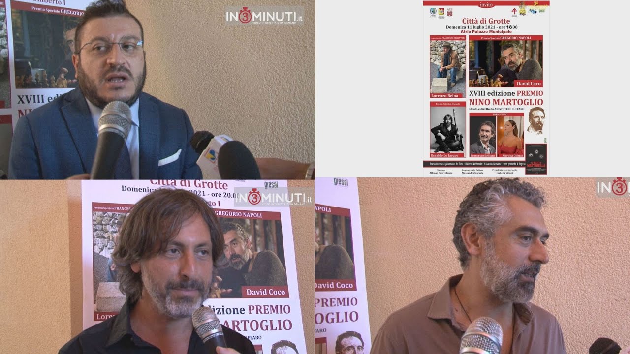 Grande successo per la diciottesima edizione del Premio Nino Martoglio Città di Grotte