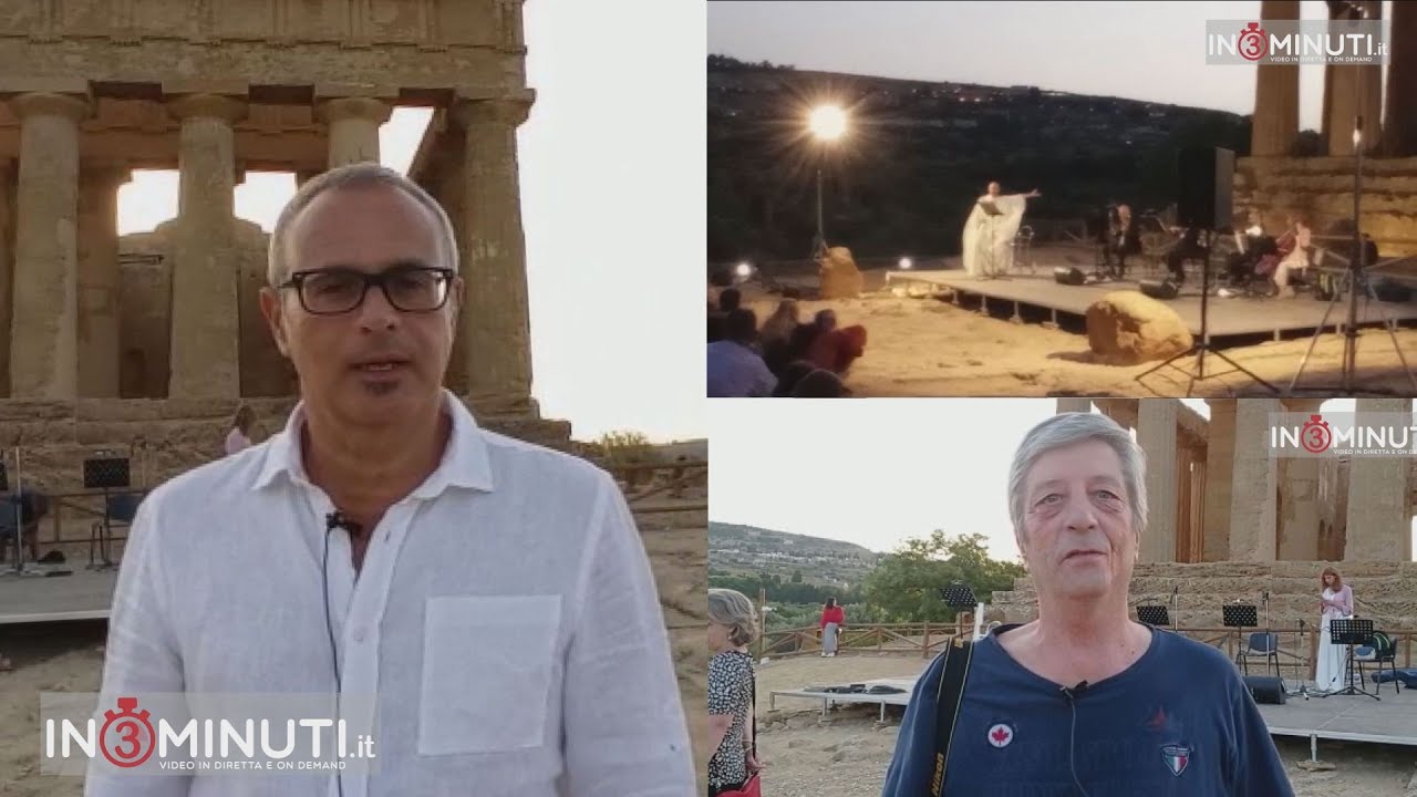 Oggi un’altra Alba teatralizzata alla Valle dei Templi, oltre trecento gli spettatori, ospite d’eccezione l’assessore Alberto Samoná, 🎥di Giovanna Neri