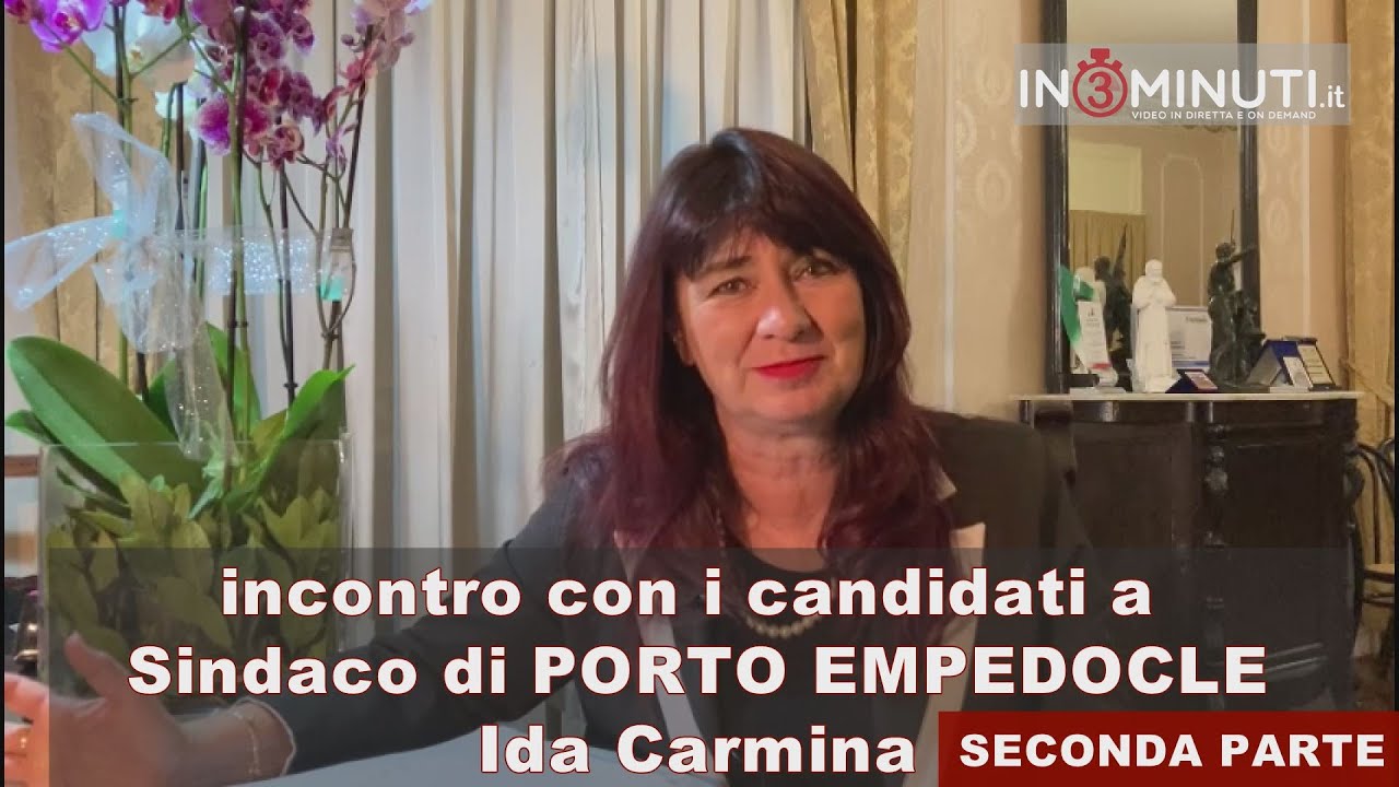Incontro con i candidati a Sindaco di PORTO EMPEDOCLE, Ida Carmina 📌2ª parte di 2, di Danilo Verruso