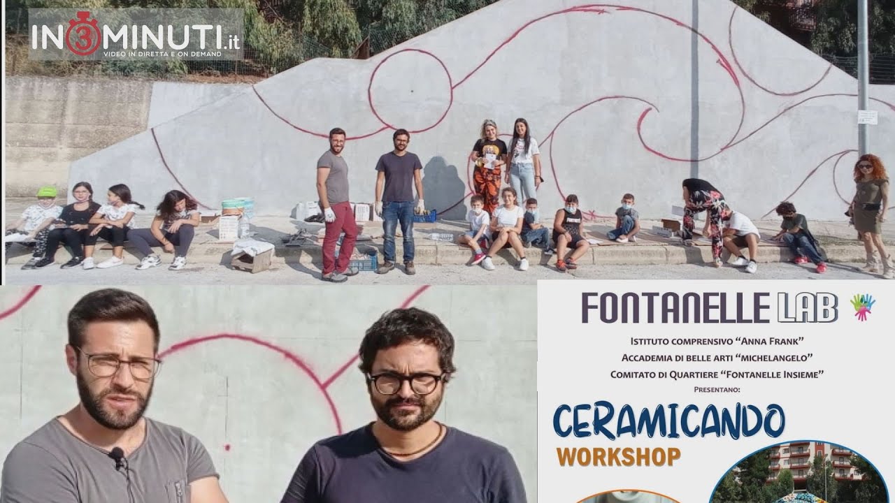 E’ iniziato CERAMICANDO, il workshop organizzato da FONTANELLELAB, Dario La Mendola e Alfonso Rizzo, docenti dell’Accademia di Belle Arti “Michelangelo” di Agrigento al microfono di Giovanna Neri