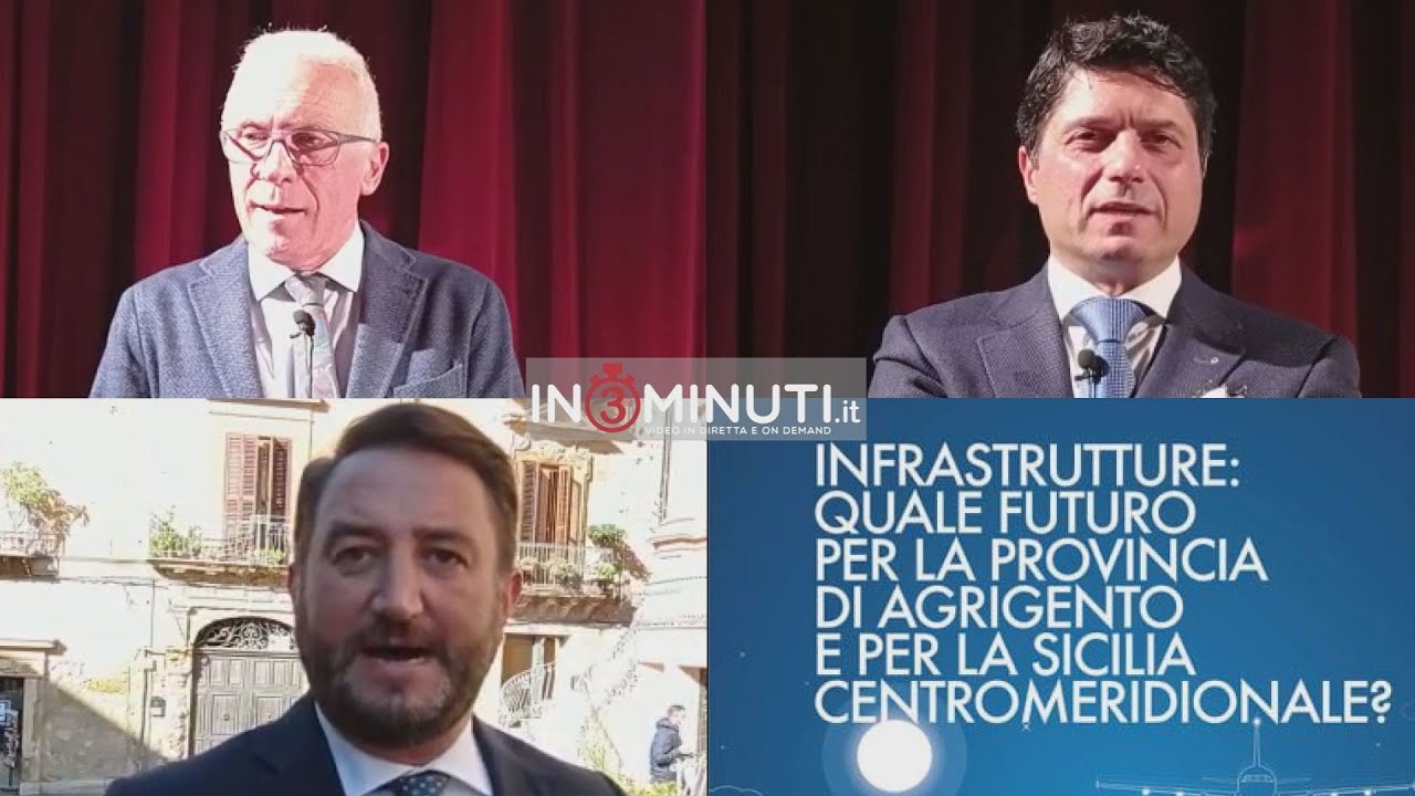 “Infrastrutture: quale futuro per la provincia di Agrigento e per la Sicilia centromeridionale?” La Mendola, Furioso e Cancelleri, al microfono di Giovanna Neri