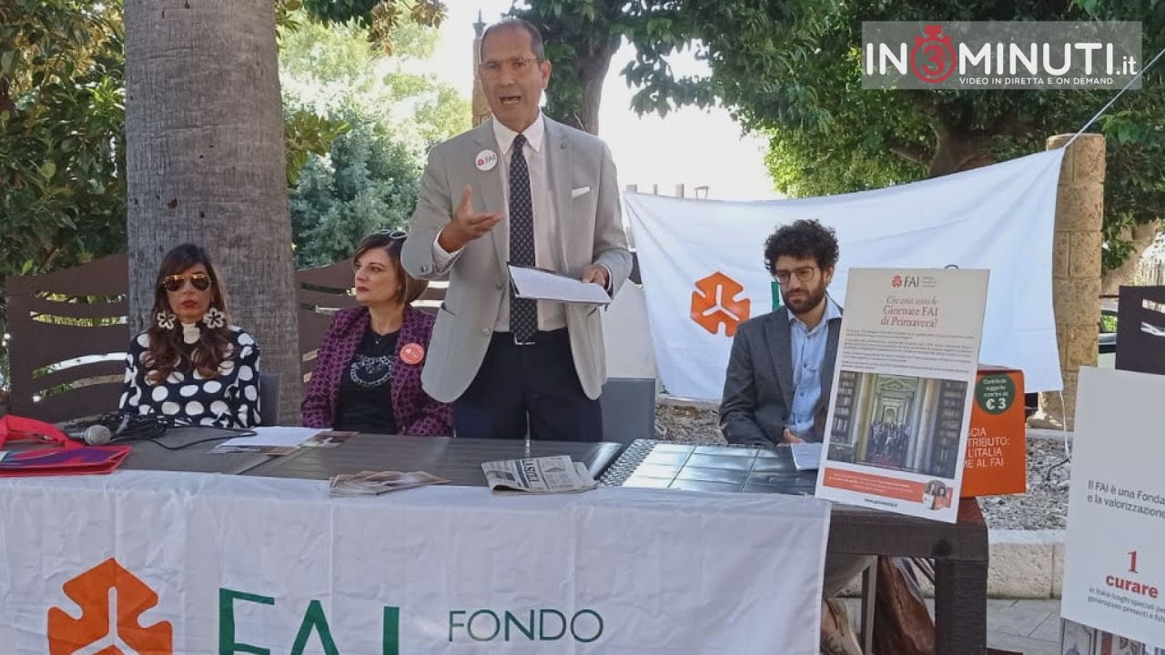 Ritorna l’appuntamento con le Giornate Fai D’Autunno, il presidente provinciale del Fai Agrigento Giuseppe Taibi e il responsabile del Fai Giovani Ruben Russo al microfono di Giovanna Neri