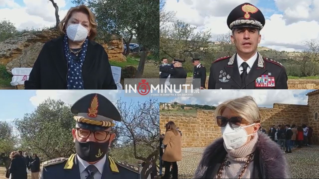 “I GIUSTI DELL’UMANITÀ” focus a Casa Sanfilippo. Caterina Chinnici, figlia del magistrato ucciso dalla mafia, il comandante dei Carabinieri Vittorio Stingo, il comandante della Guardia di Finanza Rocco Lopane e il Prefetto Maria Rita Cocciufa al microfono di Giovanna Neri