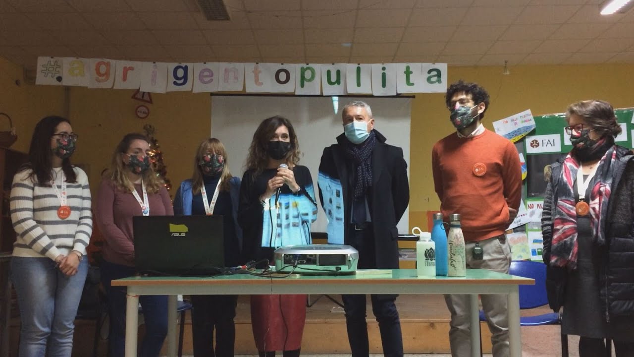 #agrigentopulita quarta tappa, I.C. Quasimodo, plessi S. G. Bosco e Fava, FAI, 17 dicembre