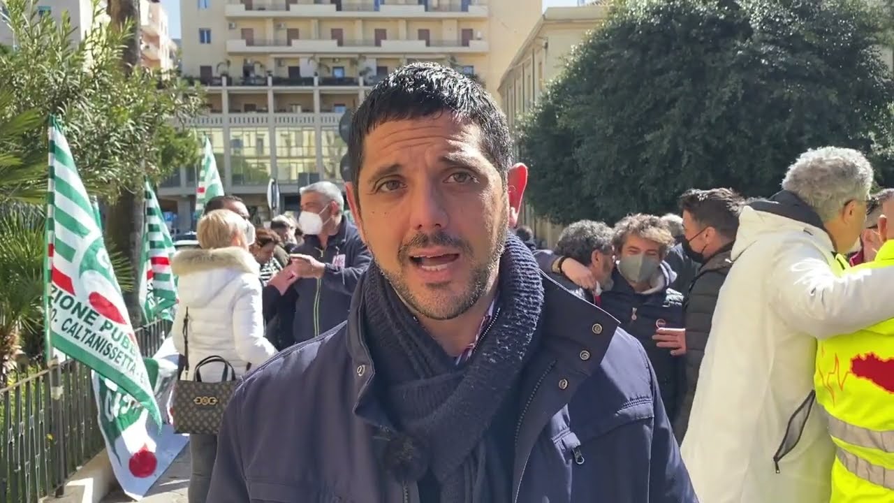 La Cisl Fp è scesa in piazza per contestare l’ASP, ascoltiamo Salvatore Parello