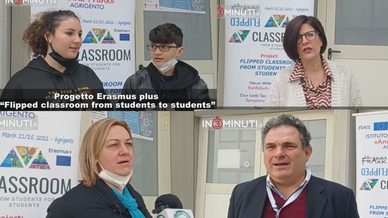 Progetto Erasmus plus “Flipped classroom from students to students” Anna Frank Agrigento