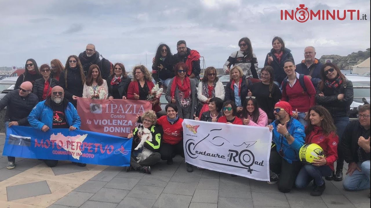 “Moto Tour al Femminile contro la violenza sulle donne” ascoltiamo Bonny Vitale e Francesco Perricone, di Lavinia Napoli