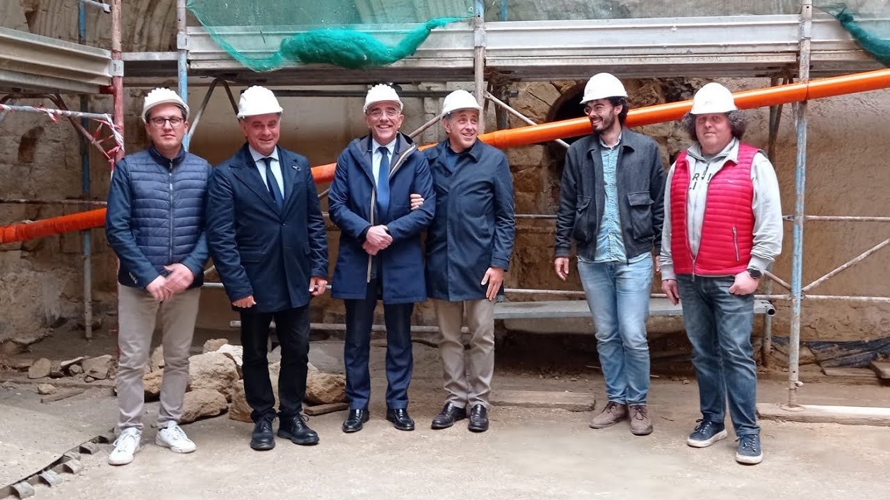 Sopralluogo dell’Università di Palermo nel cantiere dell’ex Ospedale di via Atenea