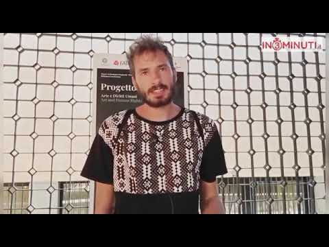 Matteo Piano, centrale della Nazionale Italiana di Pallavolo, in visita ad Agrigento