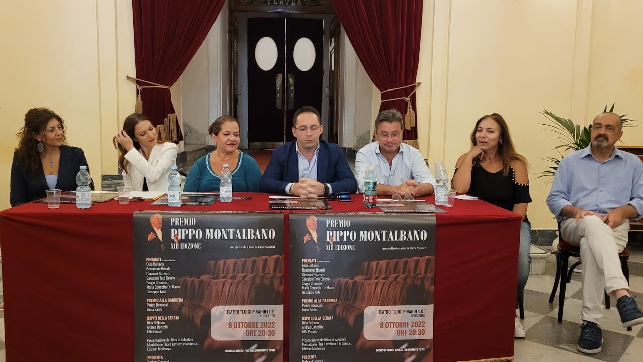 Premio Pippo Montalbano, XIIIesima edizione, Teatro Pirandello, 8 ottobre ore 20:30