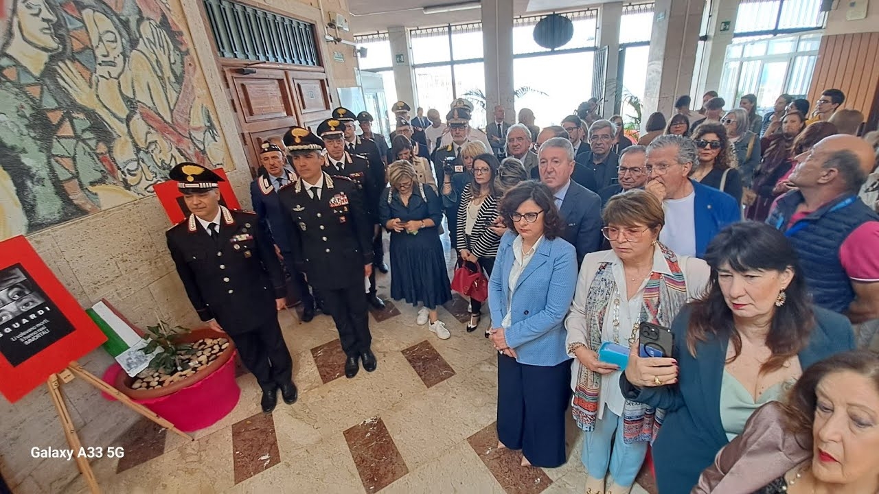 Targa dedicata al Generale Carlo Alberto Dalla Chiesa al Liceo Empedocle