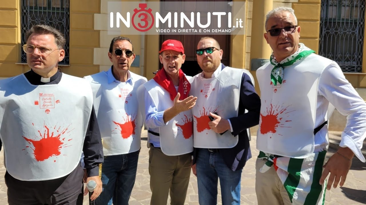 La salute è un diritto di tutti, Cartello SocialeAgrigento_ in3minuti.it