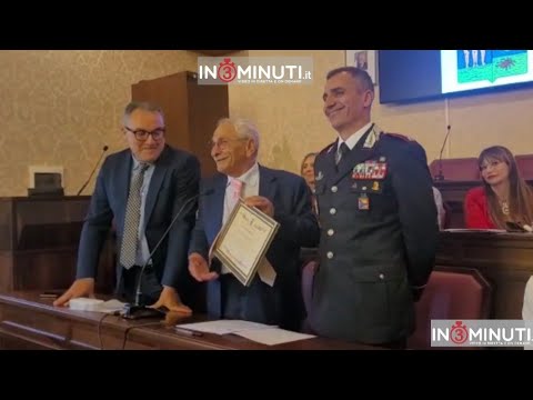 Benemerenza Civica al Colonnello Stingo dai sindaci in3minuti.it