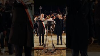 Accensione TRIPODE 77° Mandorlo in Fiore,  22° Festival I bambini del mondo