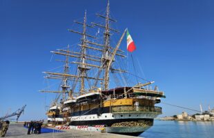 L’ AMERIGO VESPUCCI a Porto Empedocle