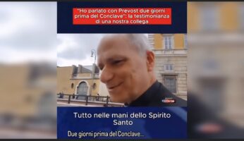 Robert Francis Prevost due giorni prima del Conclave intervistato da TGCOM24