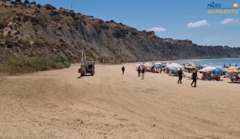 RUSPA IN SPIAGGIA IN MEZZO AI BAGNANTI!