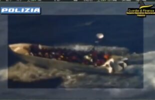 POLIZIA DI STATO E GUARDIA DI FINANZA FERMANO UNO SCAFISTA