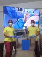 Doccia a letto per i pazienti non autosufficienti