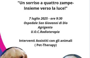 “Un sorriso a quattro zampe, insieme verso la luce”