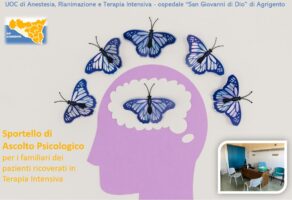 San Giovanni di Dio, attivato lo Sportello di Ascolto Psicologico per i familiari dei pazienti in Terapia Intensiva