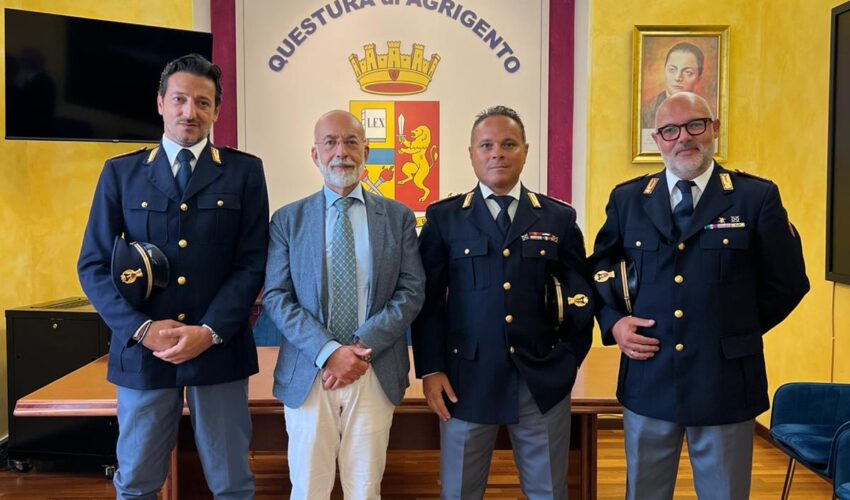Questa mattina, il Questore di Agrigento, Tommaso Palumbo, ha dato il benvenuto a tre nuovi Vice Ispettori della Polizia di Stato