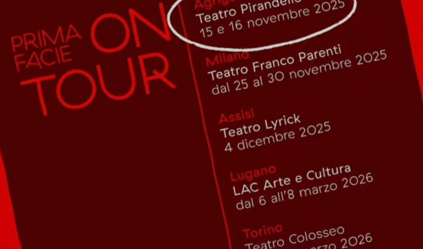 PRIMA FACIE, di Suzie Miller, con Melissa Vettore, Regia di Daniele Finzi Pasca