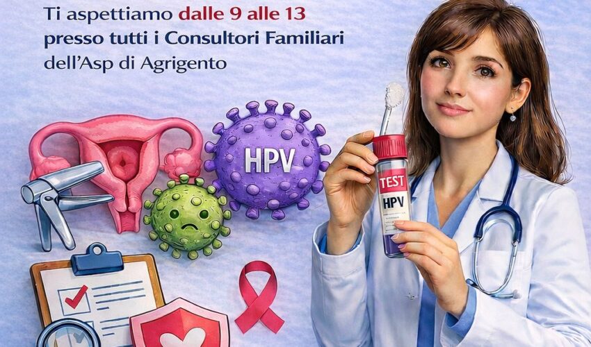 Giornata Mondiale contro il papilloma virus, open Day Test nei Consultori dell’ASP di Agrigento
