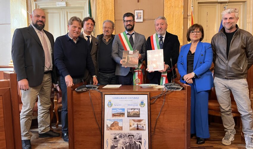 Gemellaggio culturale tra Agrigento e Anticoli Corrado sulle orme di Fausto Pirandello