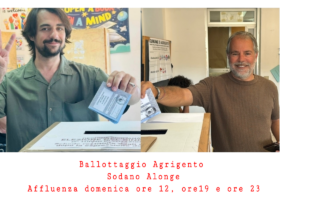 Ballottaggio Agrigento : Sodano Alonge Affluenza domenica ore 12, ore19 e ore 23
