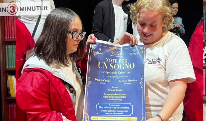 “Note per un sogno”: la musica sostiene i giovani a Canicattì